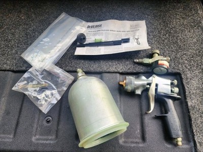 DeVilbiss FLG-635-316 Finish Line HVLP Gravity Gun & Cup Manual More USA USED