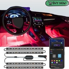 Govee Car LED Lights, Smart Car Interior Lights with App Control, RGB Lights new