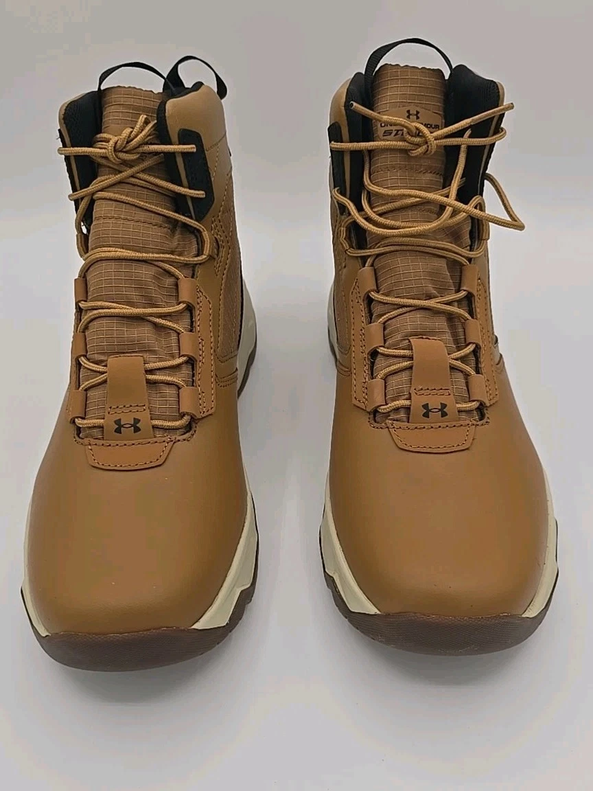 Under Armour Lace Up Beige Boots for Men for Sale | Shop New  display picture 2