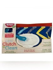 Huggies Clutch 'n Clean Refillable Wipes Case Blue Geometric Pattern