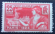 FRANCE TIMBRE JEUX OLYMPIQUES 1924 N° 184 NEUFS LUXE **