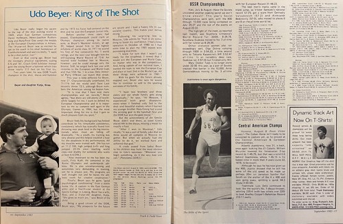 1982 Track and Field News September Dave Volz, Tom Tellez, Nike ad - Picture 9 of 24