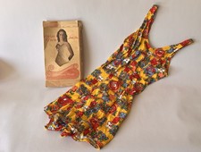 VTG 60s 70s Swim Star Psychedelic Floral Print Size 28L 10/12 Modern Size Girls