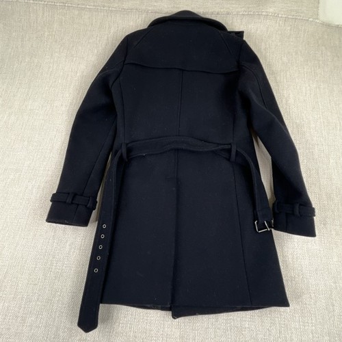 The Kooples Wool Coat Mens 46 / S Navy Blue (READ) Designer Luxury Classic City - Picture 2 of 24