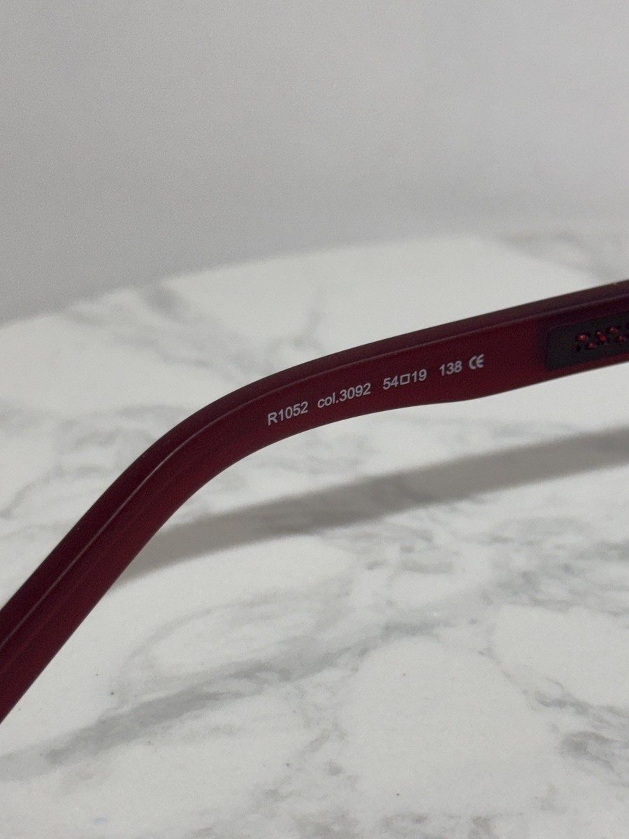 Renoma R1052 Eyeglass Frames Red Gradient 54-19-138 Patented  display picture 2