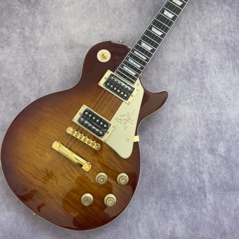Standard Electric Guitar,Solid Mahogany Body, Chrome Hardware，22 Frets