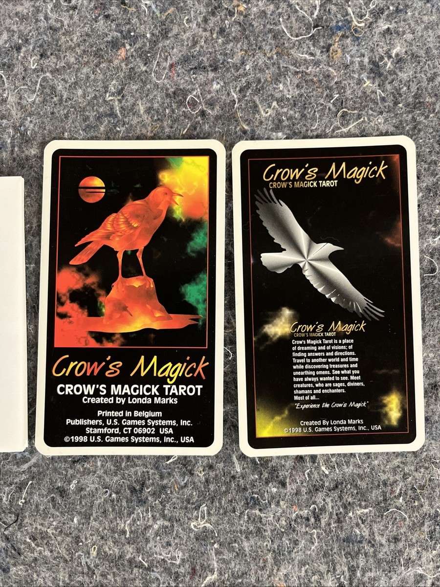 【タロット】Crow's Magick Tarot Crow's Magick Tarot Vintage Card Deck by Londa Marks Holly