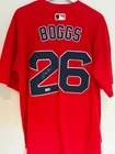 Wade Boggs Signed Boston Red Sox Custom Jersey Beckett BAS COA Auto MLB XL