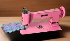 Chris.M 114w103  Pink Chain & Moss Stitch Embroidery Machine (Head only)