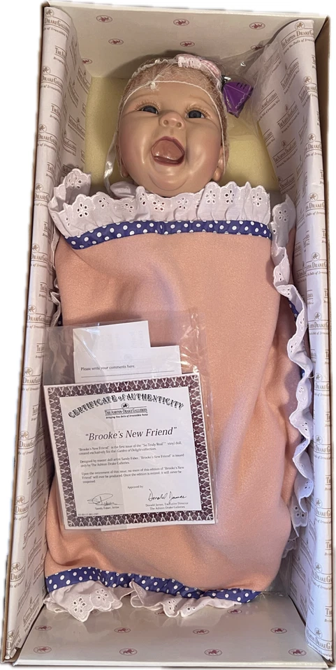 Muñeca bebé Ashton Drake So Truly Real Brooke's New Friend nueva en caja envío gratuito Foto 2 de 4
