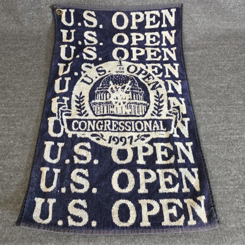 1997 U.S. Open Congressional Golf Golfbag Towel Vintage Sir Christopher Hatton