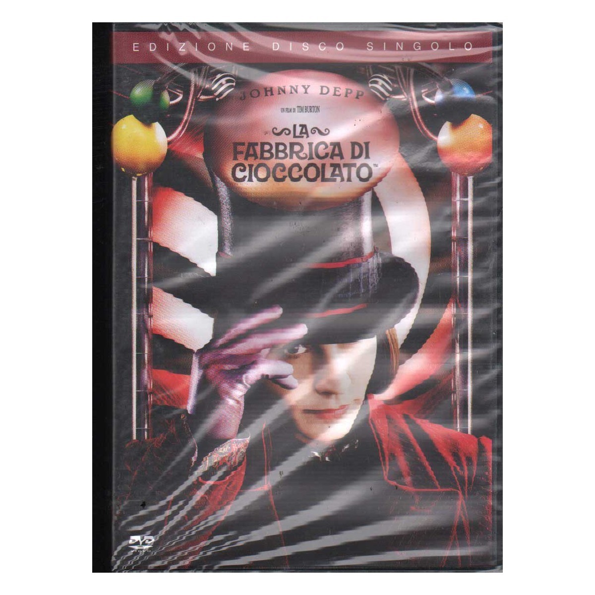 The Chocolate Factory DVD Tim Burton Warner - 59338 Sealed