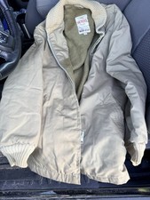 Vintage Peters All Weather Sportswear Jacket Mens 44 Tan Sherpa Lined USA Made