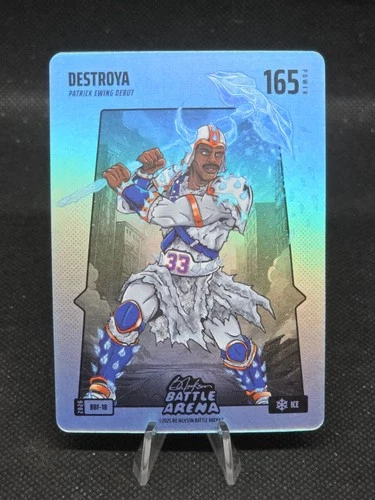 2026 Bo Jackson Battle Arena Patrick Ewing `Destroya` Ice Battlefoil Ice Rare