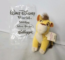 Simba Lion King Disney Kelloggs Plush Toy Figure Figurine Mini Beans Bean Bag