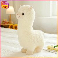 Alpaka Kuscheltier PlüSchtier Lama Weiß 25Cm Geschenk FüR Kinder MäDchen Jungen