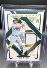 2025 Panini National Treasures Treasured Threads Nick Kurtz #TT-NK /99 (MEM, RC)