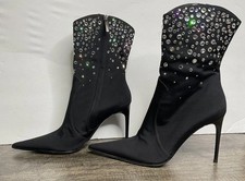 Gianmarco Lorenzi rhinstones embelished boots 9