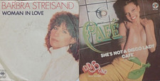 Disco 45 Giri Barbra Streisand Woman in Love + D.D.Sound She s Not a Disco Lady