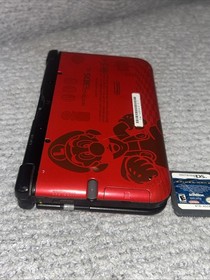 Nintendo 3DS XL Super Mario Bros 2 Limited Edition Red Works Loose Charge Port