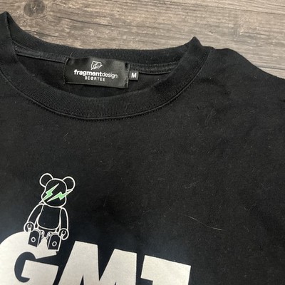 Fragment Design Medicom Bearbrick Tee Shirt Men's M Black White T