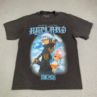 Hypland X One Piece Shirt Mens Medium Charcoal Trafalgar Law Tony Tony Chopper