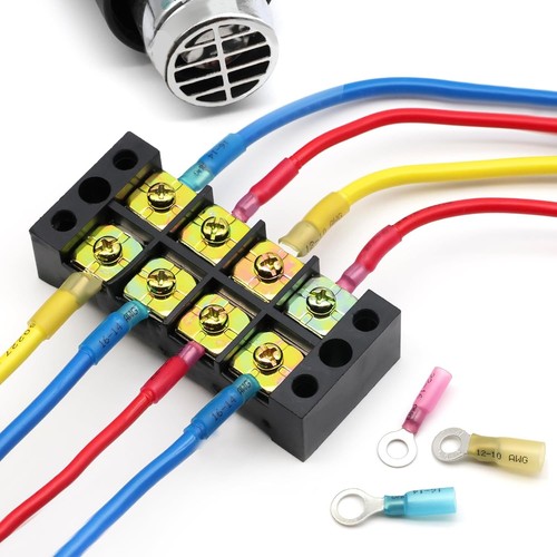 180Pcs Heat Shrink Wire Connectors Kit - Waterproof Marine Multicolor - Afbeelding 5 van 6