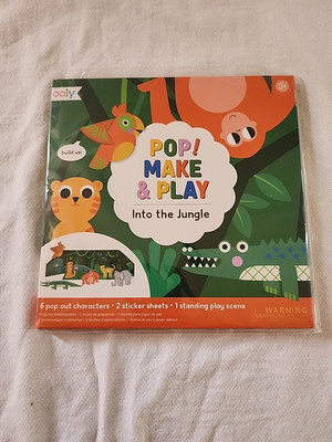 Ooly Pop! Make & Play ''Into The Jungle'' New Sealed
