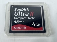 SanDisk Ultra II CompactFlash 4GB CF Memory Card