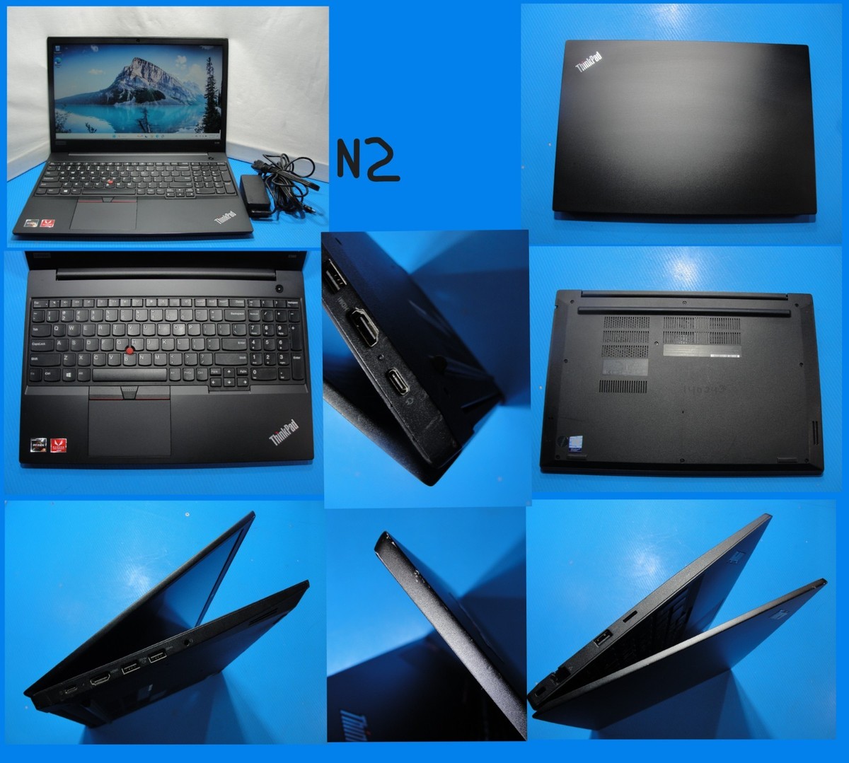 Lenovo ThinkPad E585 15.6” FHD AMD Ryzen 3 2200U 2.5GHz 4GB 240GB