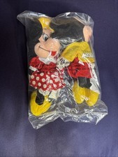 The Spirit of Mickey Bean Bag Plush Set Mickey and Minnie 1990s Disney Store NWT