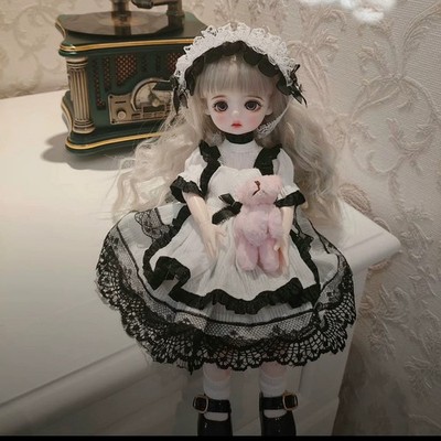 1/6 BJD Doll Dressable Action Figure Ball Jointed Face Makeup Girl Full Set 30cm