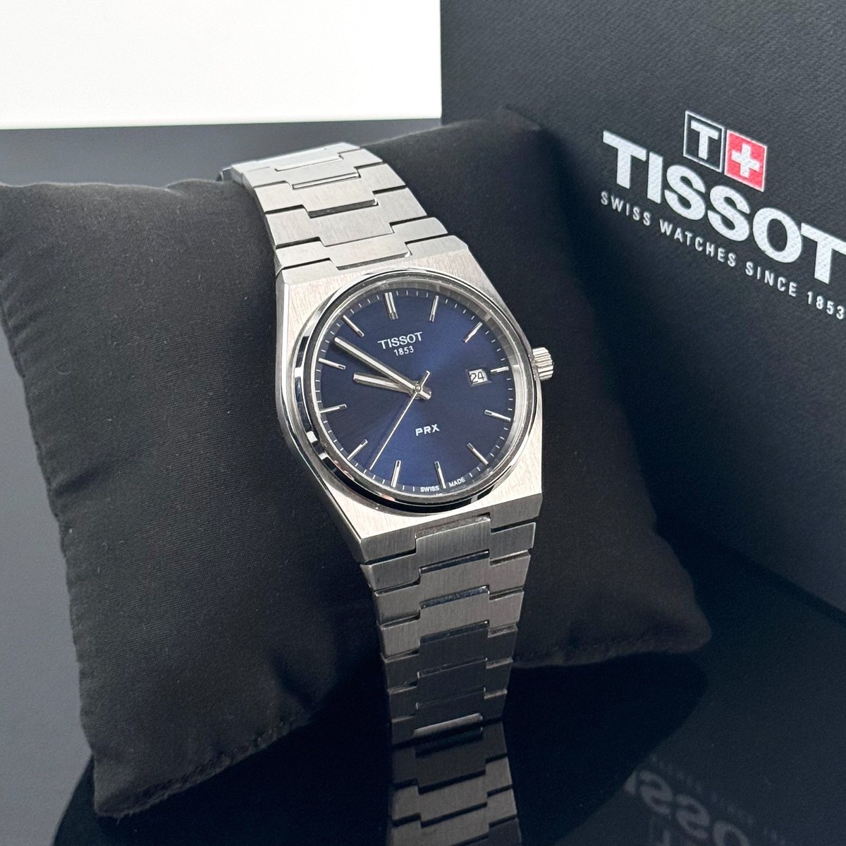 Tissot PRX 40mm Quartz Blue Dial Men's Watch T137.410.11.041.00 | eBay