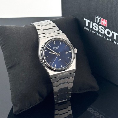 Tissot PRX 40mm Quartz Blue Dial Men's Watch T137.410.11.041.00 | eBay