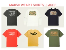 Marsh Wear T Shirt - Choose Your Style - Long and Short Sleeve NEW Men's Large