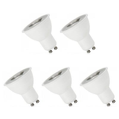Spectrum GU10 LED Spot Lampe 4W 350lm 4000K Neutralweiß 230V 5 Stück