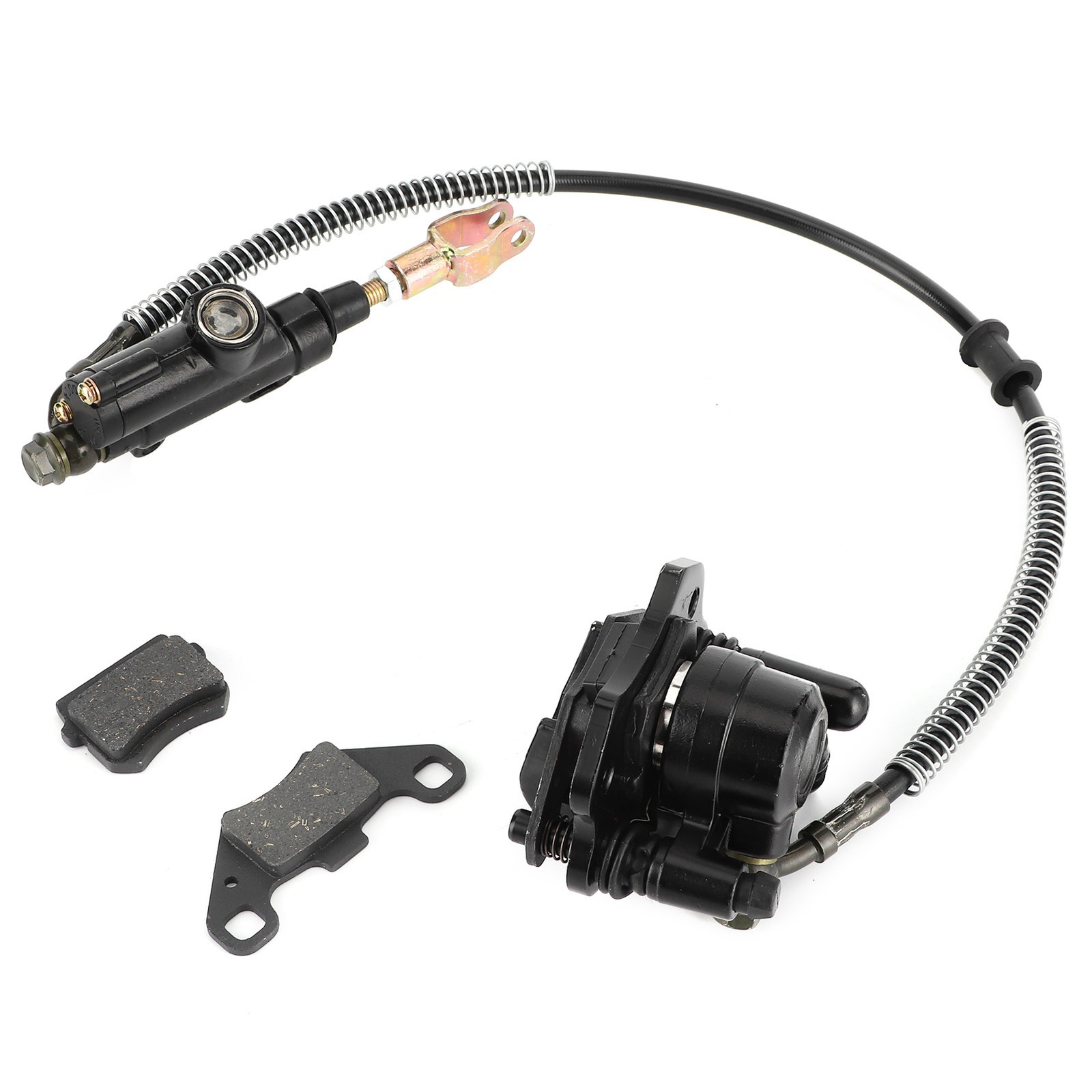 Rear Brake Master Cylinder Caliper Assembly For 50cc‑125cc ATVs All Terrain