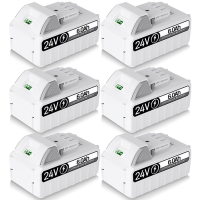 #ad 1 6X 24V 6.0Ah Battery for Snow Joe Sun Joe Power Joe Aqua Joe 24V iON Tools $221.99