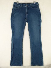 Riders by Lee Women's Size 16 L 34x32 Blue Mid Rise Bootcut Cotton Blend Jeans