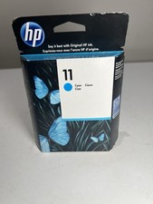 HP 11 Cyan Ink Cartridge C4836A SEALED BOX- 12/2012