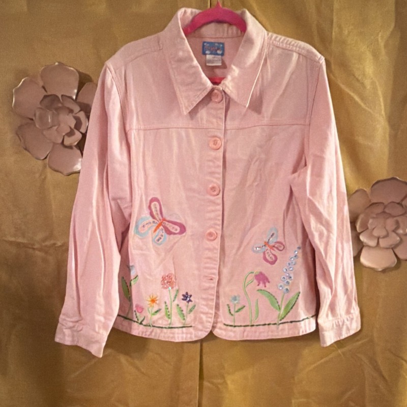 Pink Denim Women’s Jacket