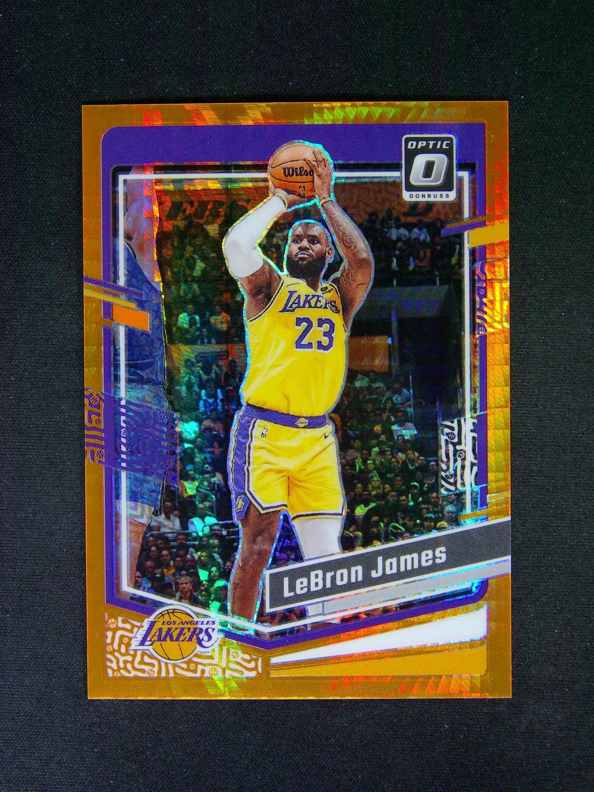 2023-24 Panini Donruss Optic Lebron James #65 Orange Hyper /99