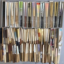 Vintage Japanese Fans Lot of 74 Mai-ogi  Decorative Fans for Crafts