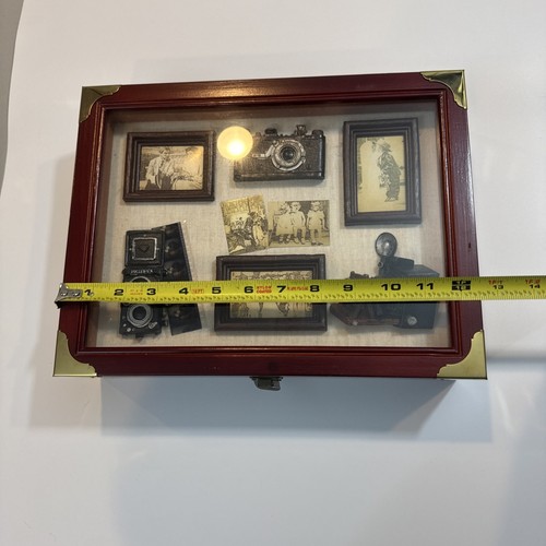 Wooden Brown Photo Storage Box - Picture 12 of 18