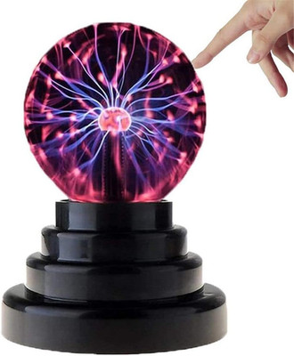 Plasma Ball Lamp, Atmosphere LED Night Light, Touch Glass Sound Control Glitter