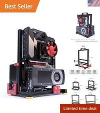 Aluminum DIY PC Chassis with RGB Fans - Universal Support for All Motherboards