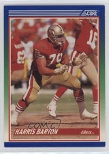 1990 Score Harris Barton #395