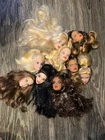 Barbie Doll Heads LOT Vintage for Restoration Label Signature Collector