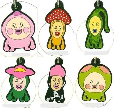 Qualia Kobitodukan Mejirushi Rubber Mascot × Set of 6 types capsule toy