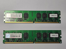 Transcend 1GB DDR2 800 Desktop Memory JM800QLJ-1G x 2 RAM PC COMPUTER